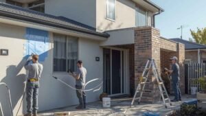 exterior painting preparation professional