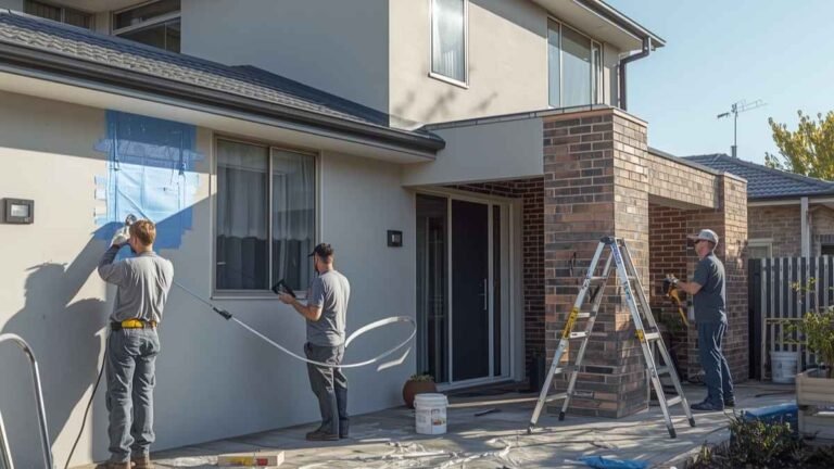 exterior painting preparation professional