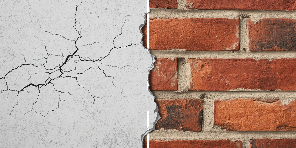 how to fix cracks in render