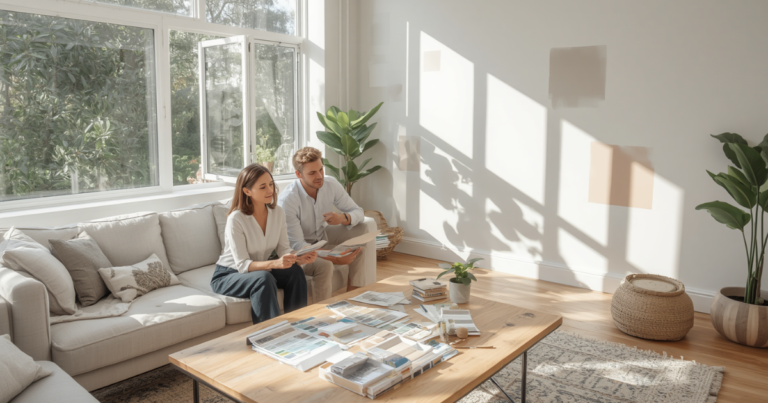 Professional colour consultation session in South-West Sydney home